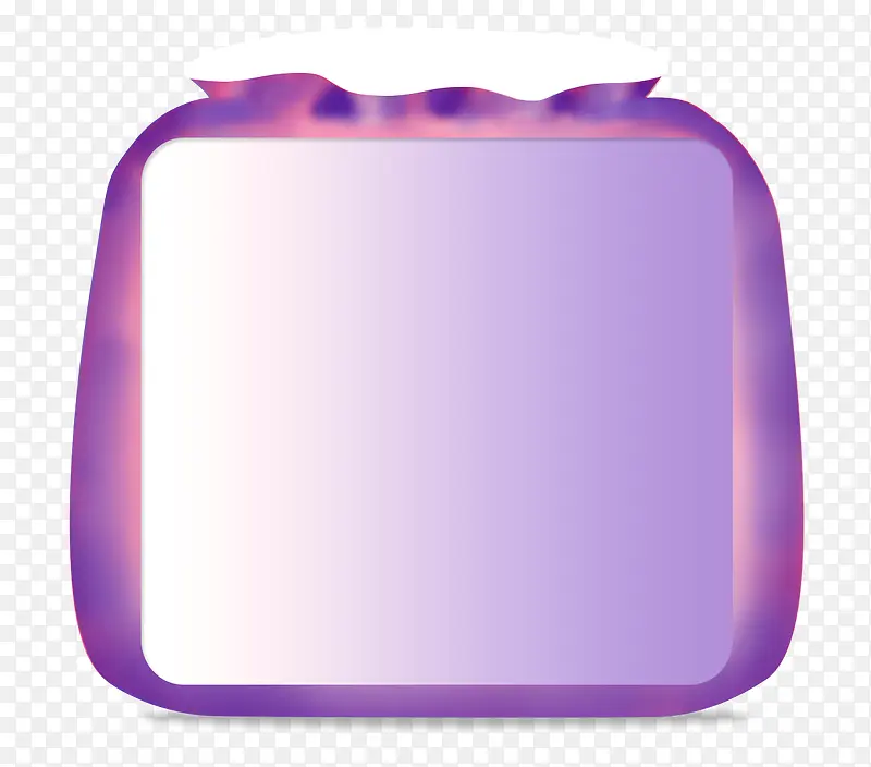 紫色卡通袋子