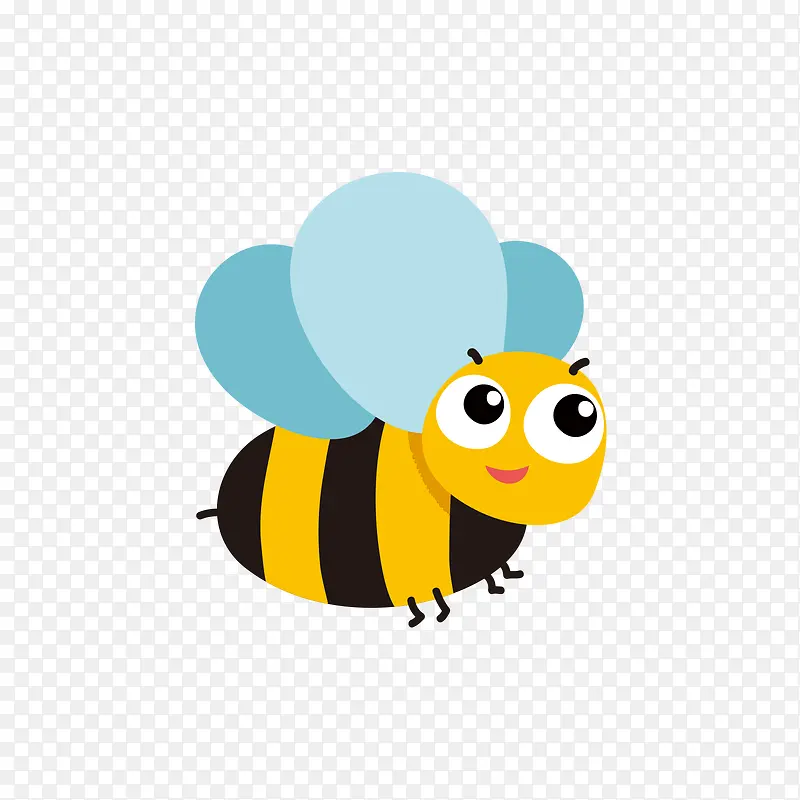 黑黄色的蜜蜂
