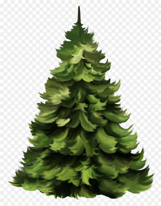 绿色漂亮圣诞树