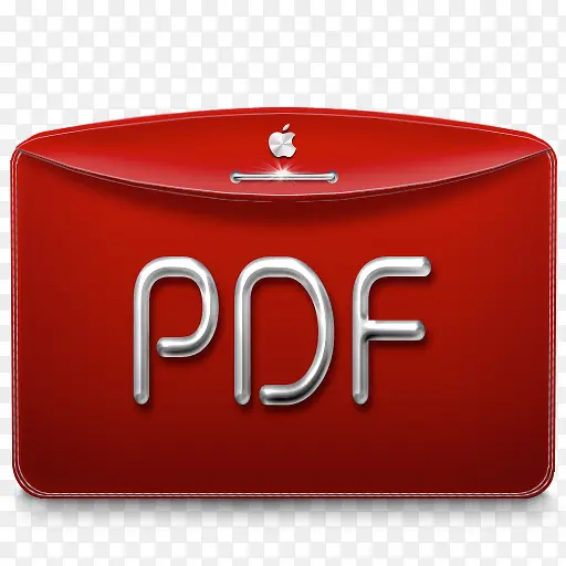 文件夹文本PDF图标