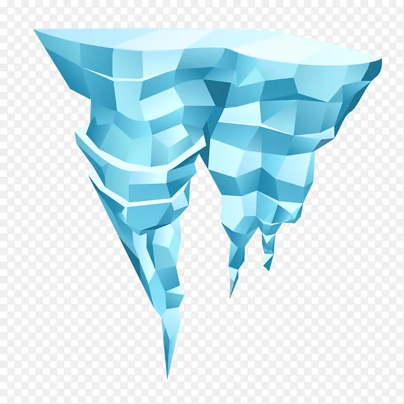 冰川装饰素材图案