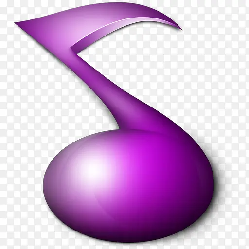 紫色音乐原创音乐图标