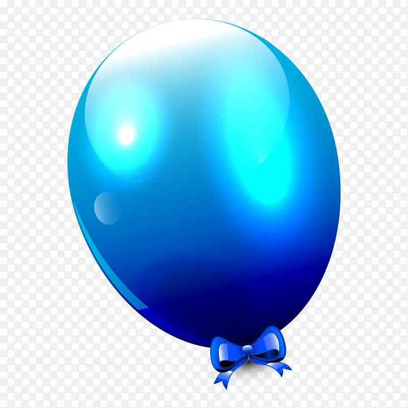 绚丽梦幻蓝色气球