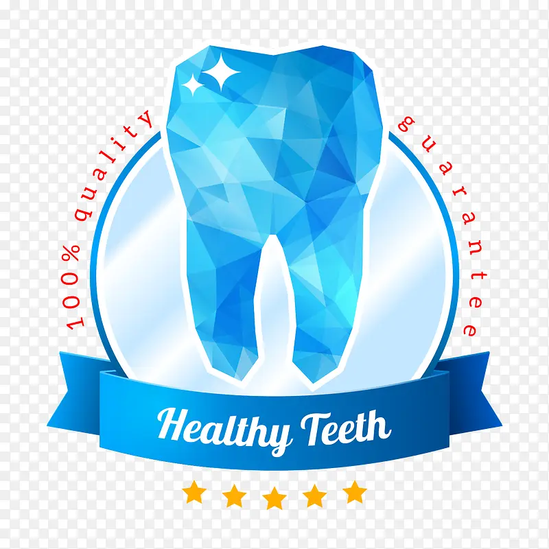 牙齿牙医牙科口腔图标设计