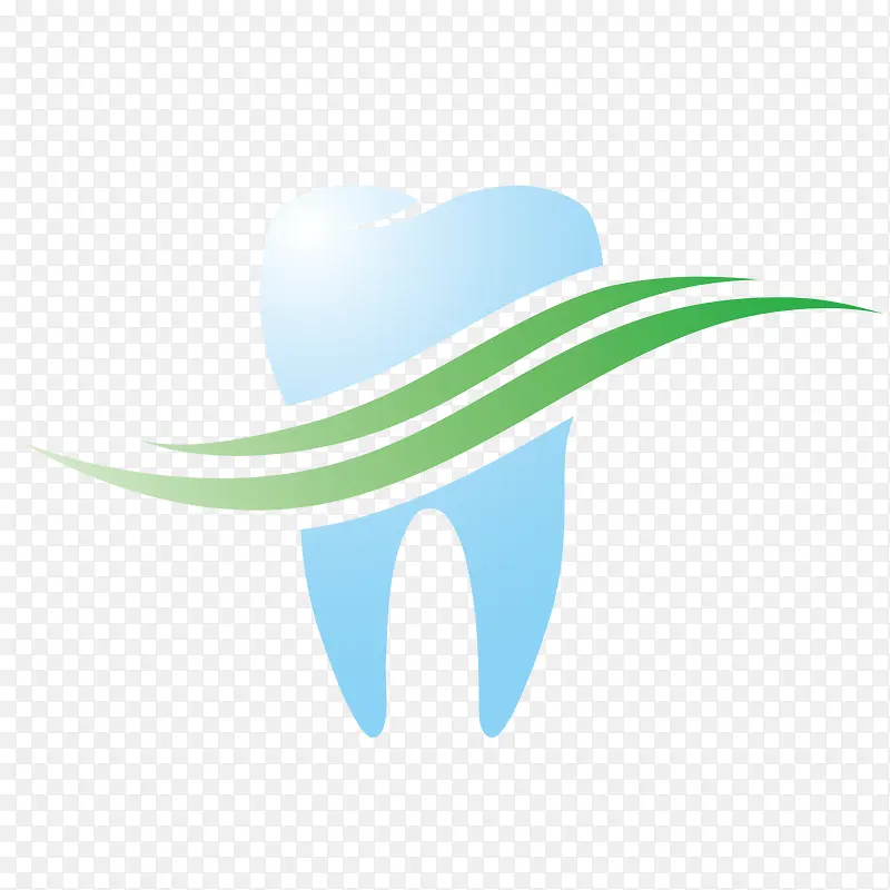 牙齿logo图标设计矢量