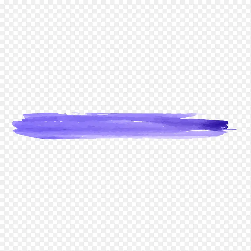 矢量水墨分割线紫色