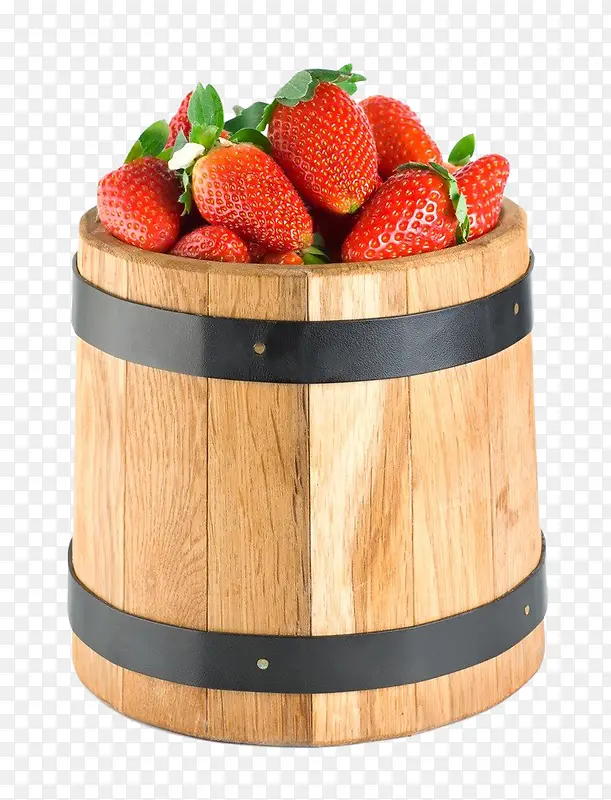 一桶草莓