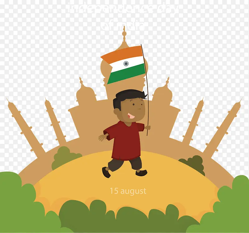 印度国家独立日小人