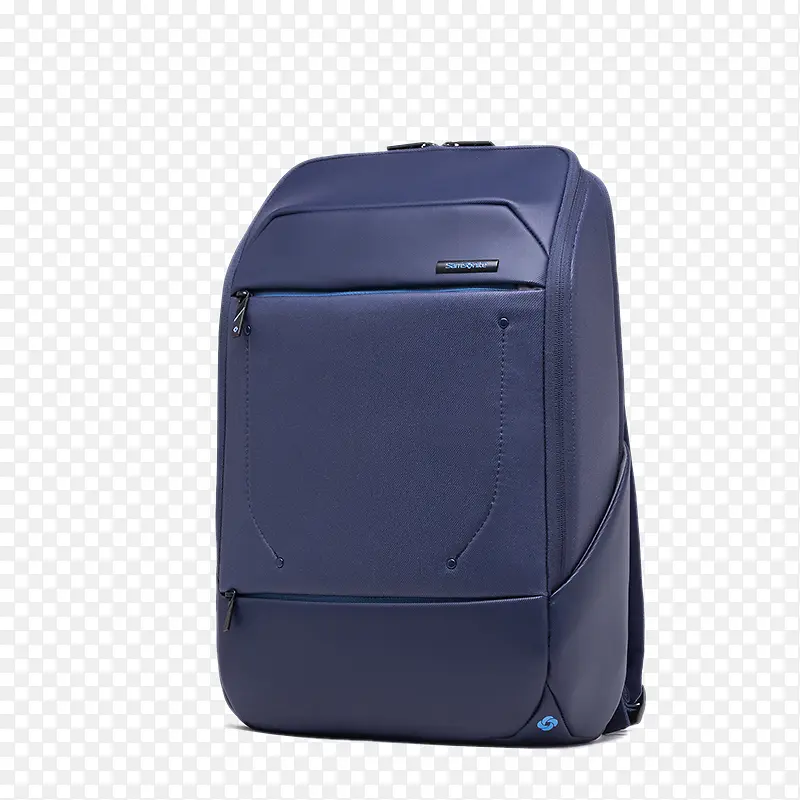 蓝色电脑背包