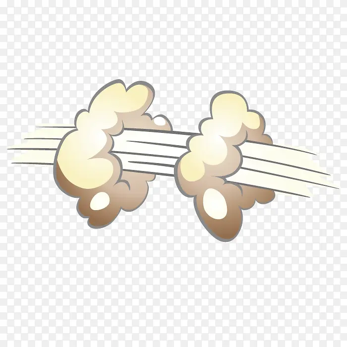 矢量爆炸烟雾