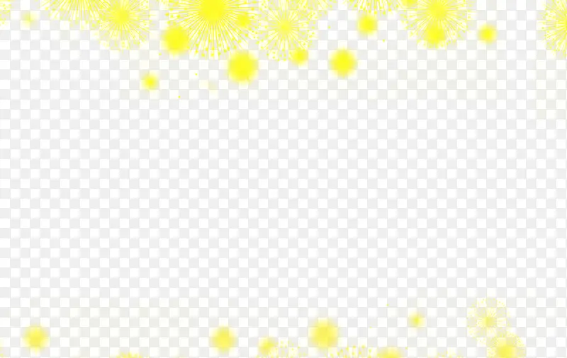 黄色漂浮花瓣素材