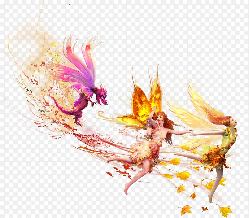 手绘卡通精灵插画PNG图片素材下载_图片编号8218977-PNG素材网