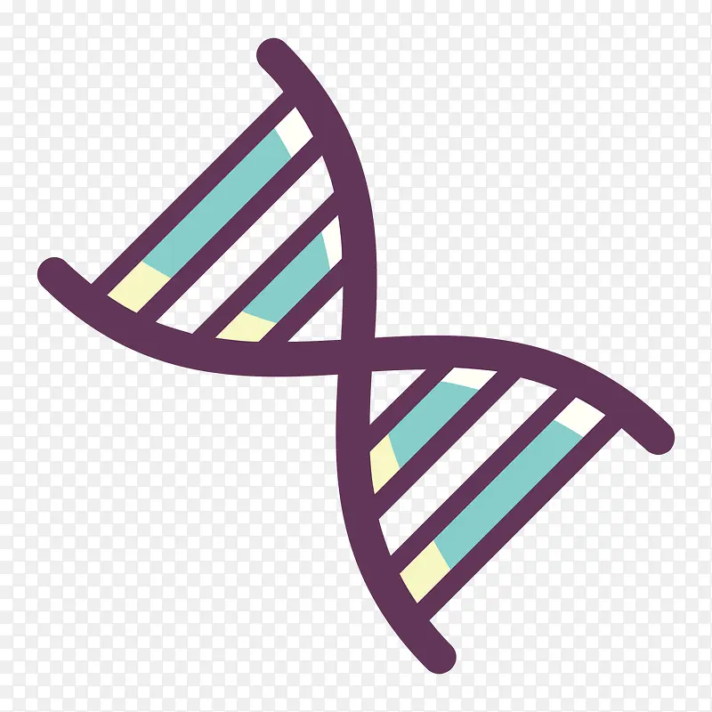 彩色手绘线稿基因元素
