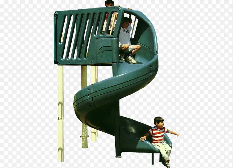 儿童旋转滑梯