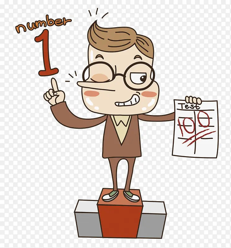 成绩100分的学生PNG图片素材下载_图片编号8219356-PNG素材网