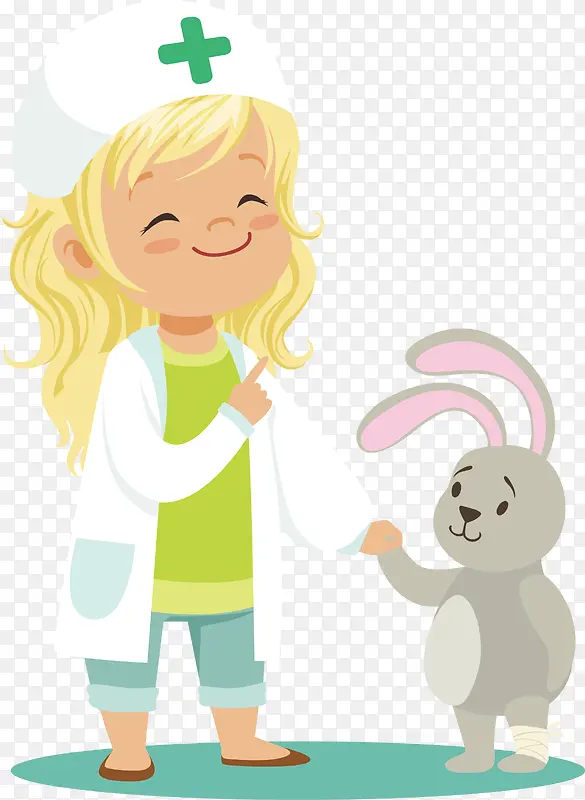 宠物医生和小兔子