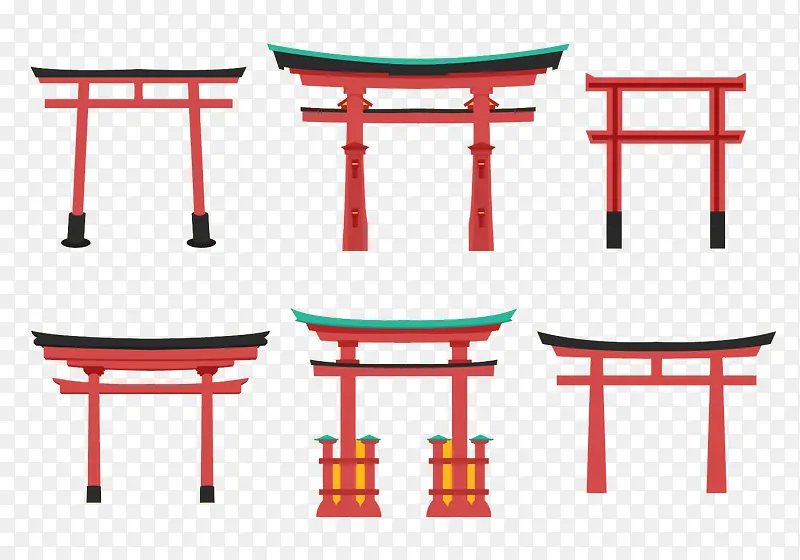 卡通合集寺庙PNG图片素材下载_图片编号8221049-PNG素材网