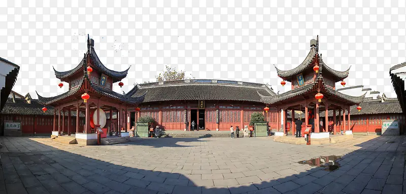 古典南京徽州中国夫子庙PNG