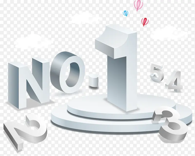 创意NO.1矢量图PNG图片素材下载_图片编号8221060-PNG素材网