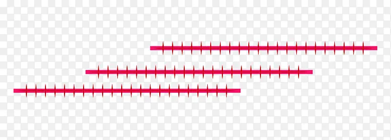 矢量分割线分隔纯色红色
