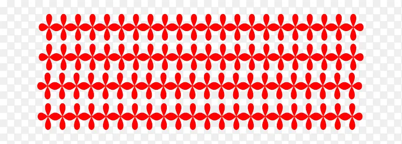 矢量分割线分隔纯色大红色