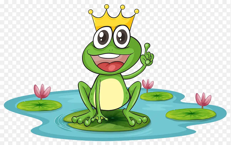 戴皇冠的青蛙