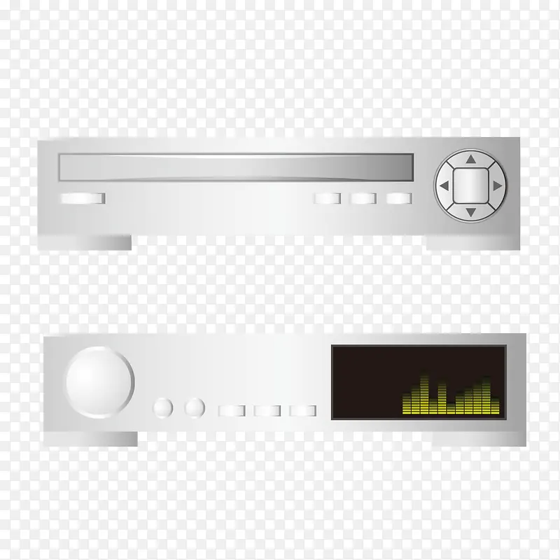 白色的cd播放器