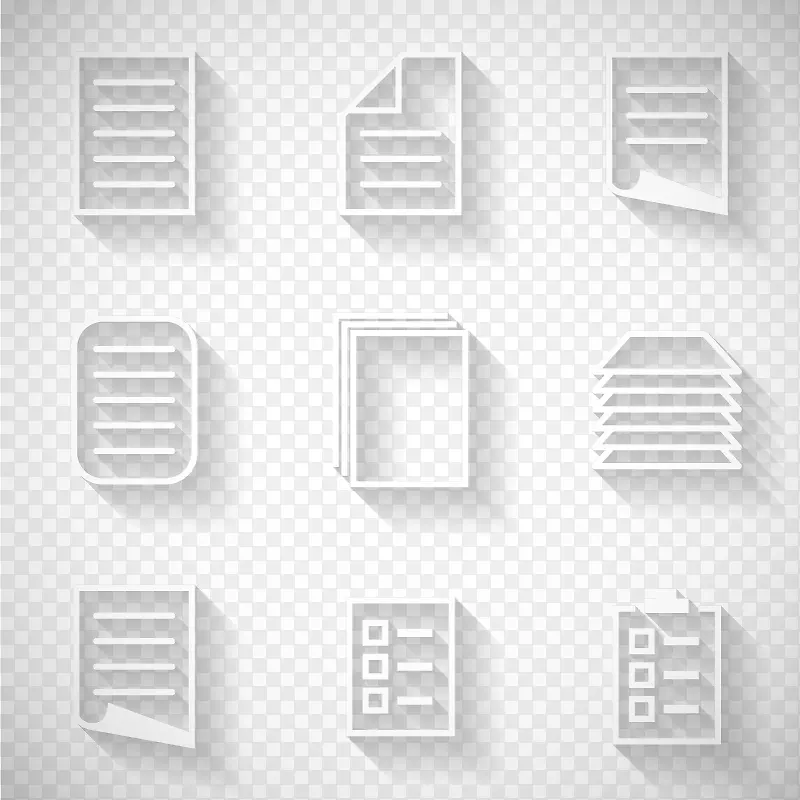 9款精致文本图标矢量素材PNG图片素材下载_图片编号8226507-PNG素材网