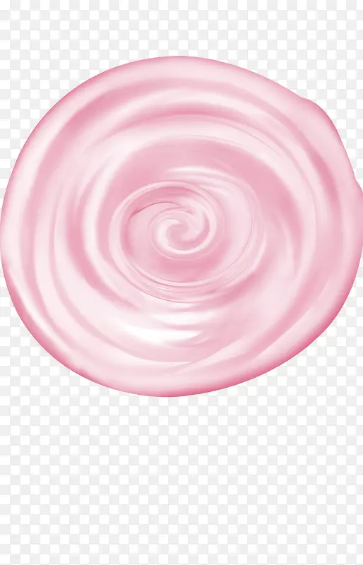 粉色波纹状乳液