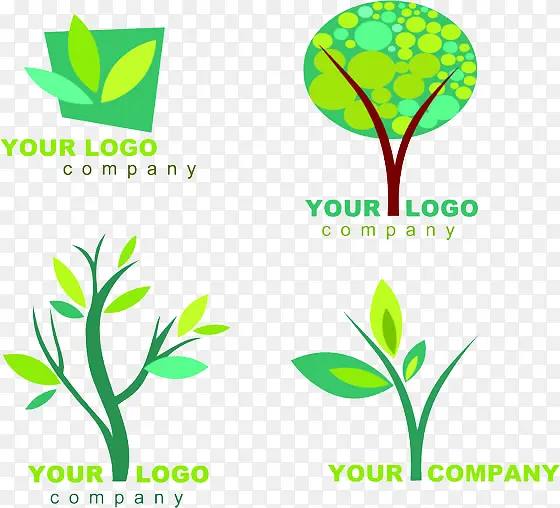 绿色植物标志