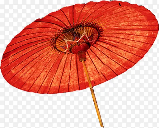 立绘彩绘合成红色的雨伞