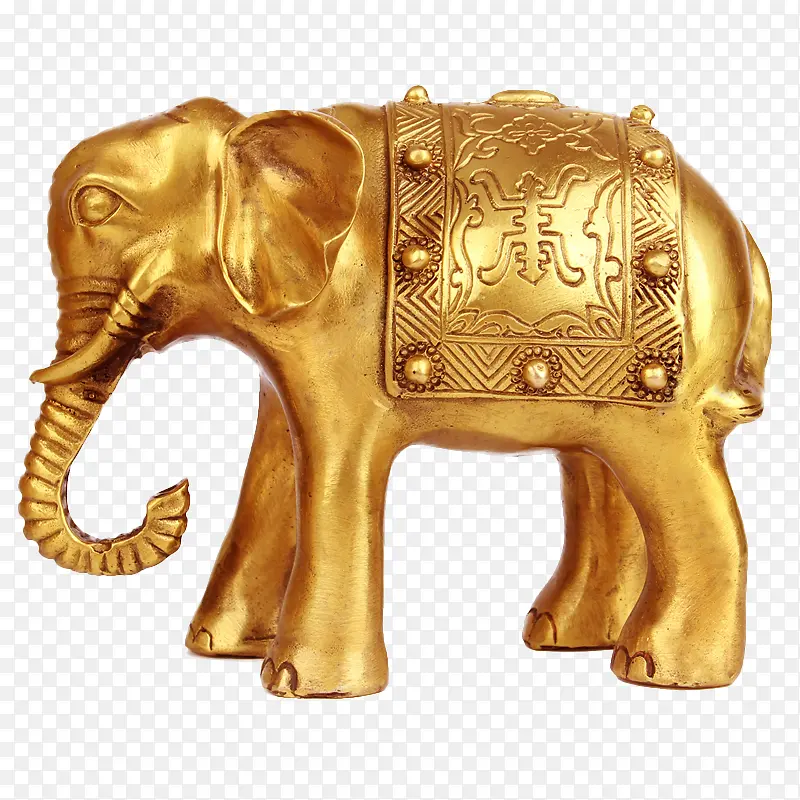 铜像 大象 铜制品 金象