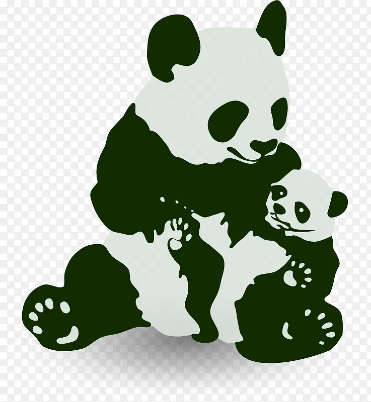 熊猫妈妈和熊猫宝宝