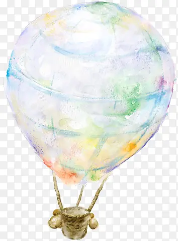 热气球画