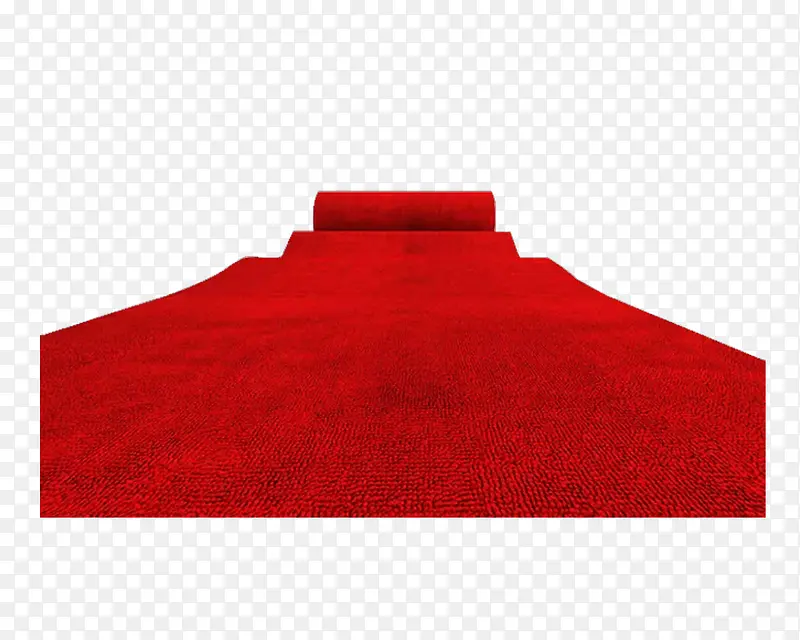 产品实物红地毯