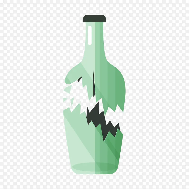 手绘卡通打碎的酒瓶PNG图片素材下载_图片编号8234007-PNG素材网