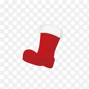 红色圣诞节靴子
