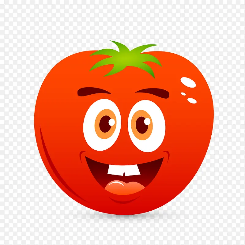 卡通西红柿表情设计
