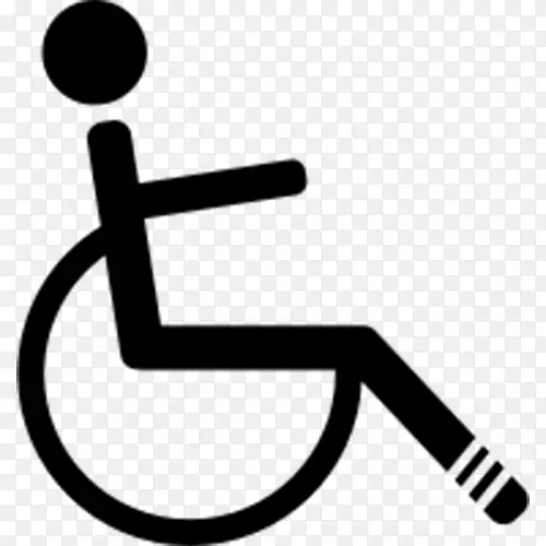 坐轮椅残疾人