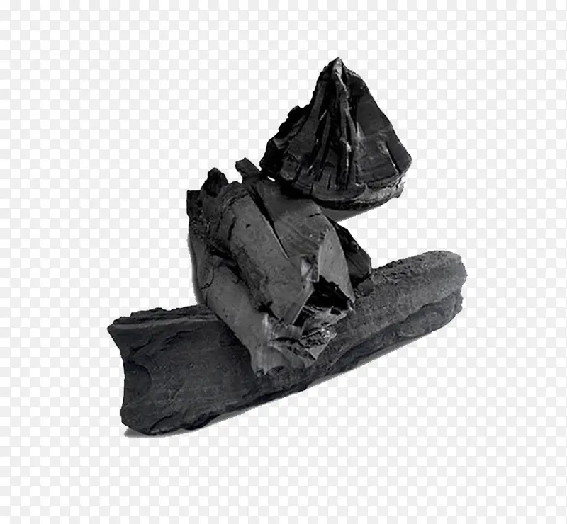 黑色煤炭素材图