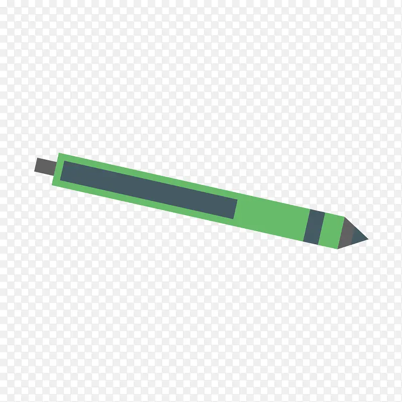 灰绿色的自动笔