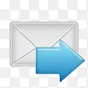 电子邮件前进邮件消息信信封下一