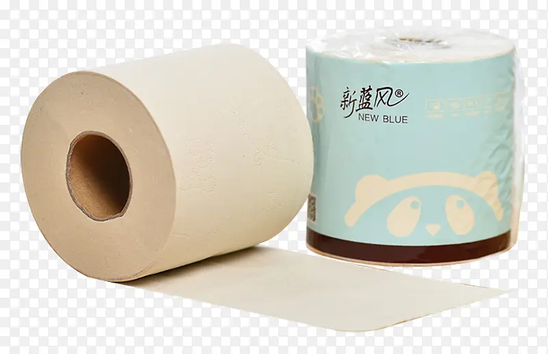 新蓝风不漂白竹浆纤维卷筒纸