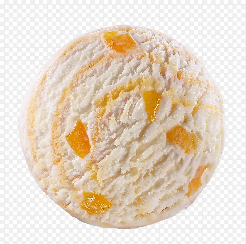 芒果冰淇淋球高清素材