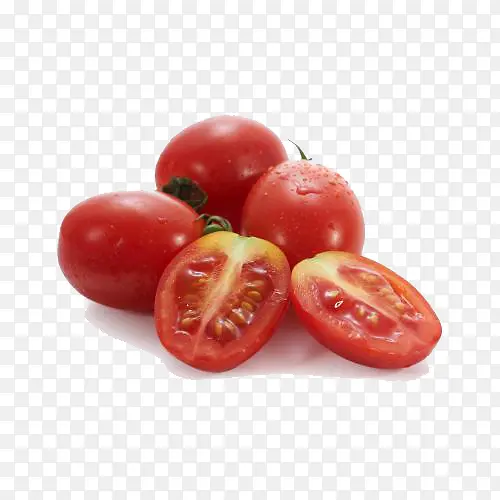 切开的小西红柿