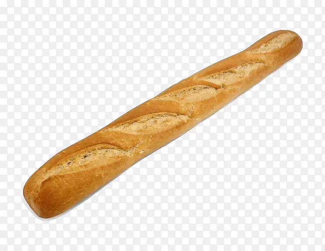黄色长形法国面包