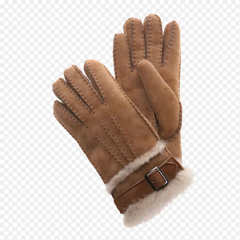 棕色的手套