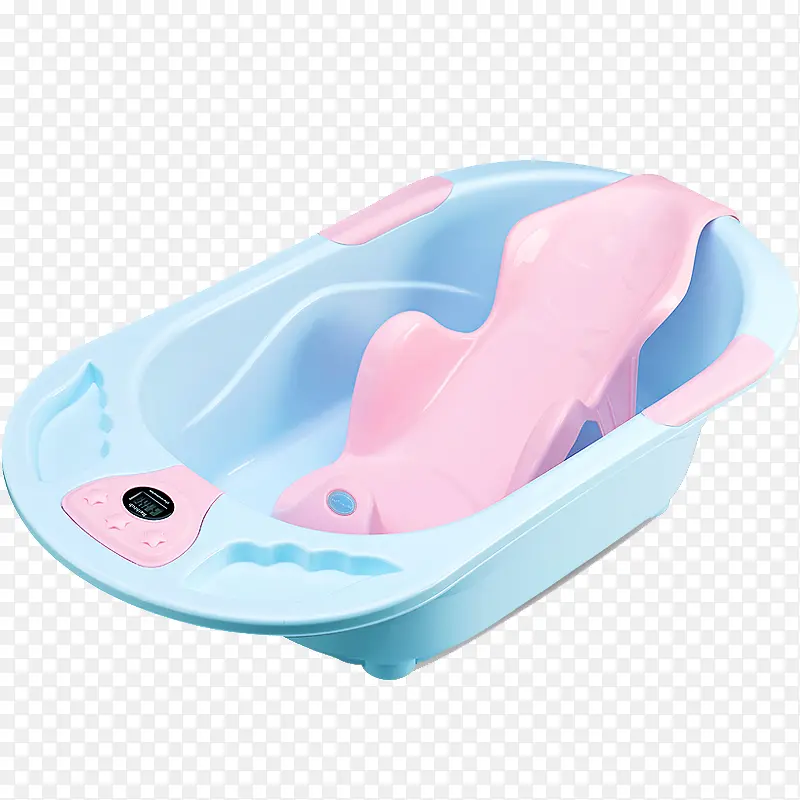 蓝粉色儿童沐浴盆
