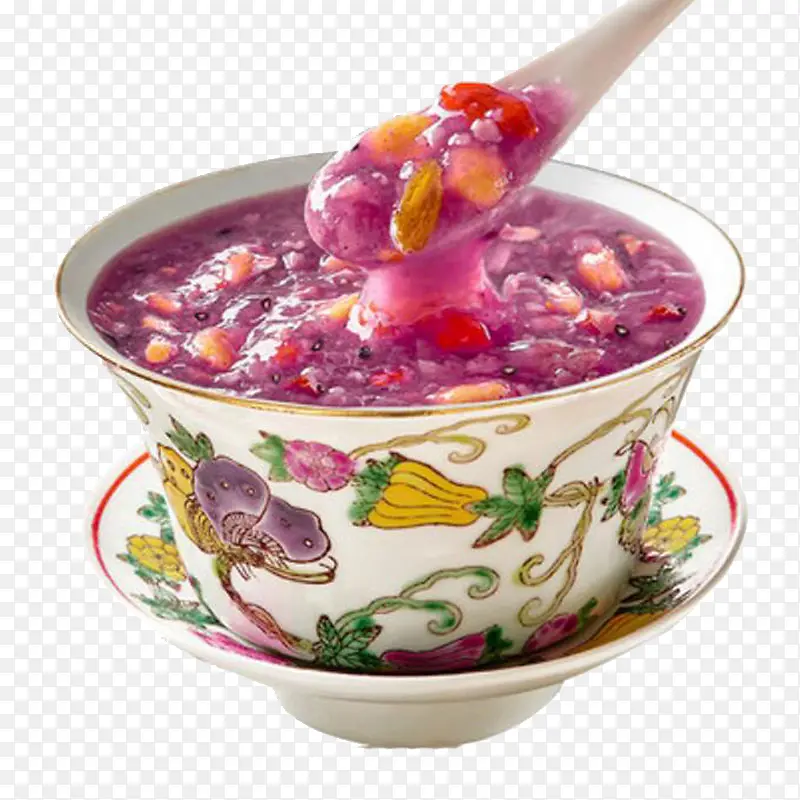 健康紫薯早餐粥