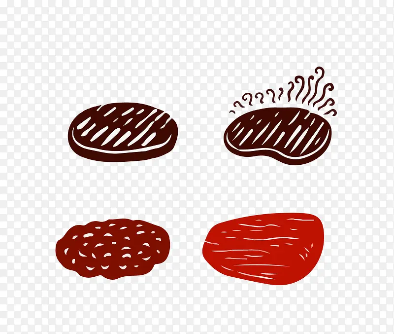 牛排矢量图